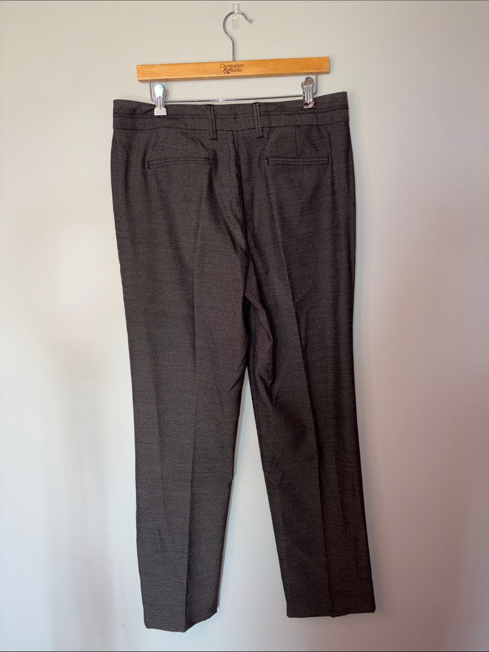 new directions Women's Straight Leg Dress Pants in Charcoal Gray size 12 - Picture 4 of 5